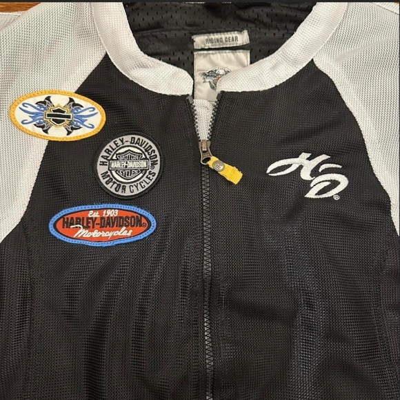 Harley Davidson riding jacket Woman/Youth Large Full mesh Zip up - Picture 7 of 7